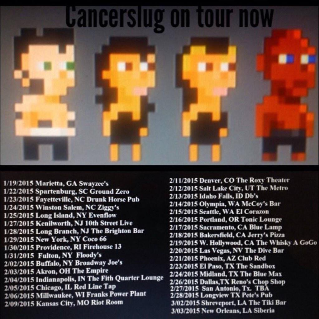 cancerslug's tweet image. Cancerslug on tour