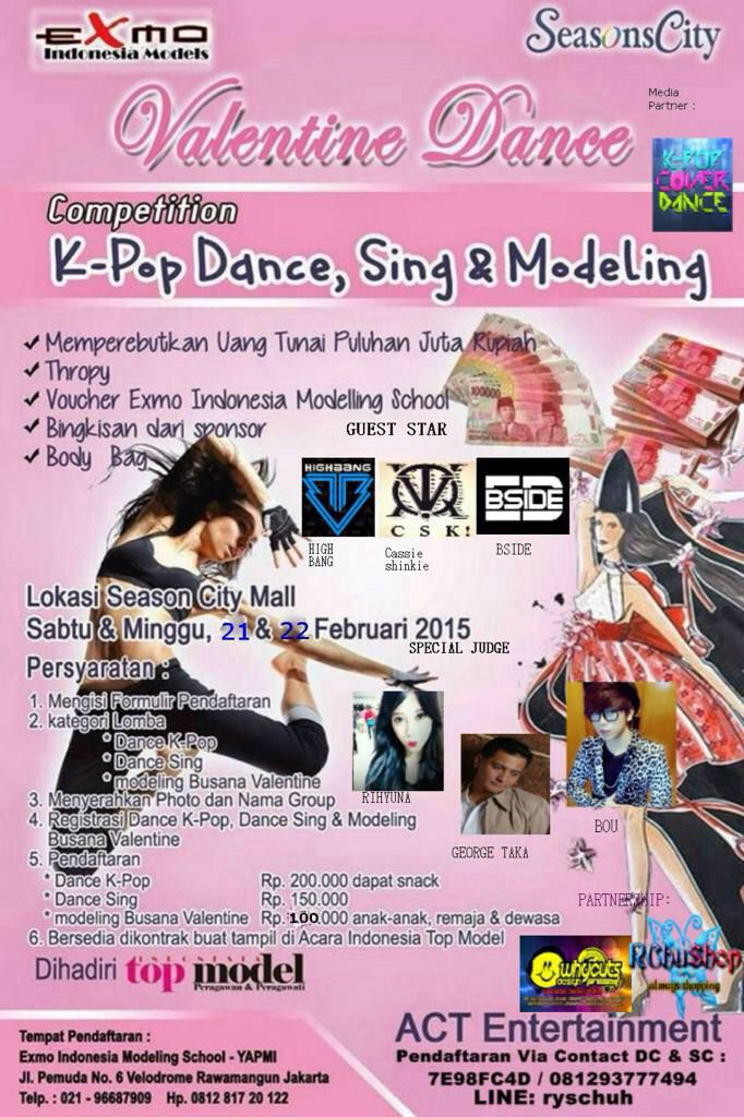 Warlockoff_'s tweet image. @EXIToffc KPOP Dance&amp;amp;Sing Cover Valentine Party | 21&amp;amp;22 Feb 15 @ Season City | Join &amp;amp; Regist Now ^^