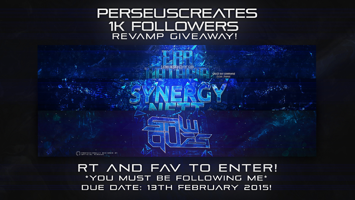 PerseusCreates's tweet photo. Here it is lads! Thanks so much for 1K! Make sure you read the screen <3 http://t.co/Q9tNxyJr8q