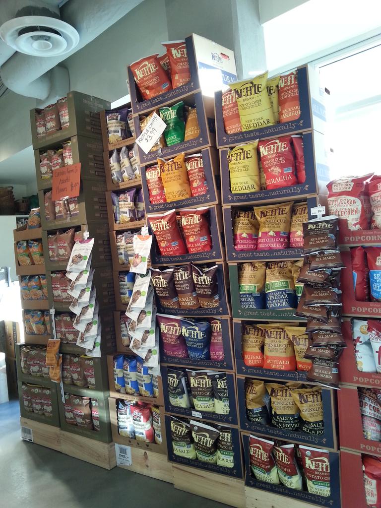 Come scale the mighty Wall of Chips! Our Super Bowl selection is outstanding.
#SuperBowl #snacks