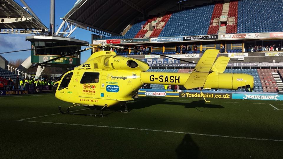 michellehtfc's tweet photo. Sometimes football just doesn't matter, get well soon tommy smith! #htafc #lufc #yaa http://t.co/3us3qKFARG