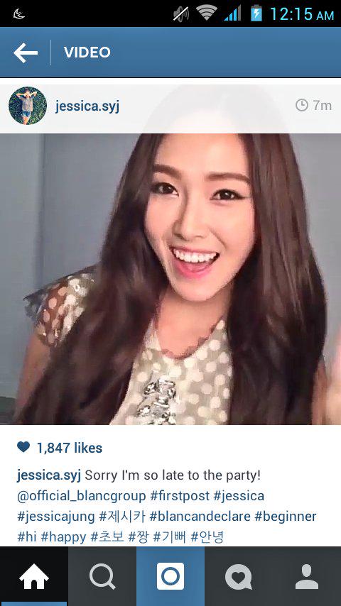 __edope's tweet photo. My ultimate crush has finally joined on instagram 😍😍😍 Jessica Jung 😘😘😘 #welcomejessica #sicastagran http://t.co/l5MMLXp29B