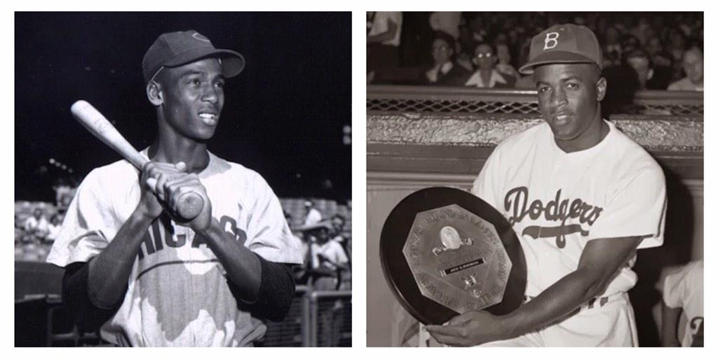 Happy Birthday to a pair of heroes, Ernie Banks and Jackie Robinson.  
