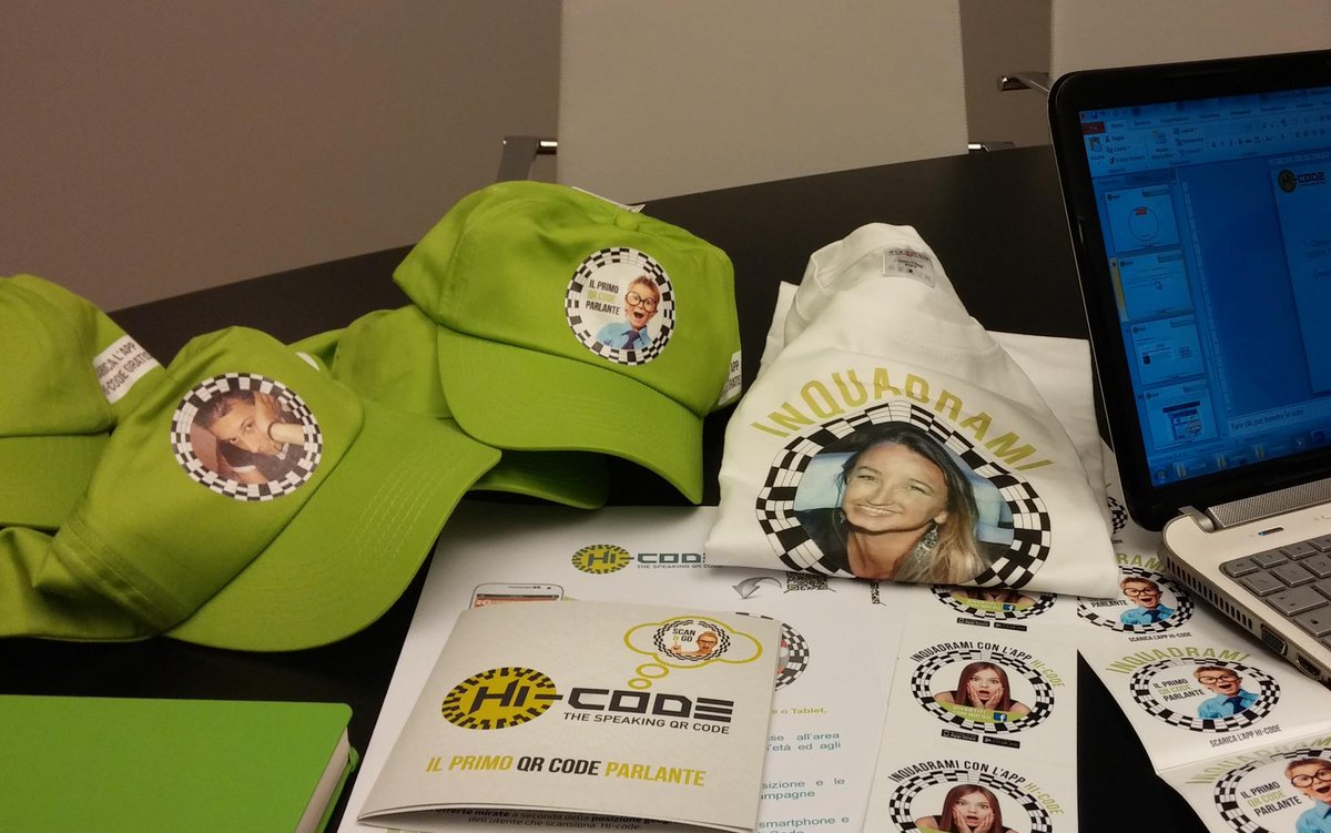 Hi_Code's tweet photo. Pronte anche le ultime tshirt e cappellini parlanti per le nostre blogger...adesivi compresi! #dilloconhicode #hicode http://t.co/vUpn6ntS48