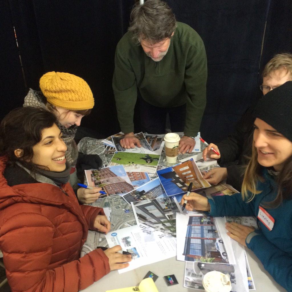 Commenting on urban architecture at the Union Square visioning session #PlanUnionSquare