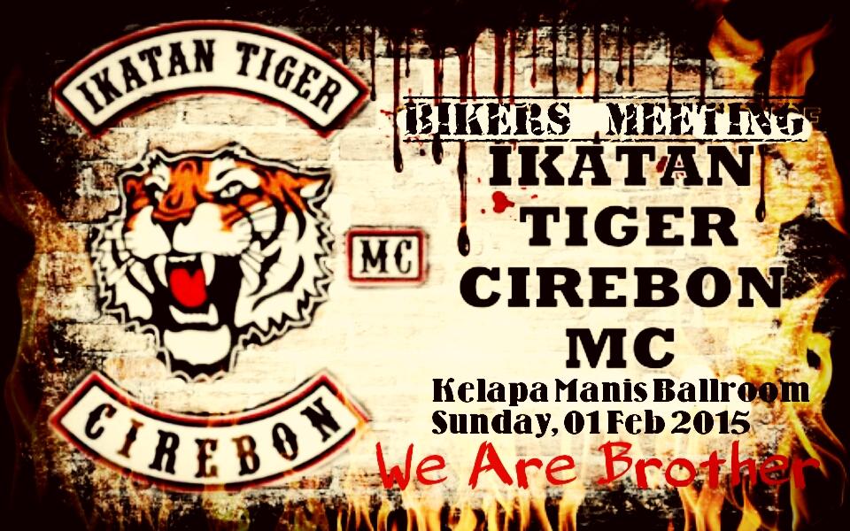 ITC_cirebon's tweet photo. Mubes Ikatan Tiger Cirebon MC, Minggu 01 Feb 2015, Kelapa Manis Ballroom #WeAreBrother http://t.co/9T68qxag9K