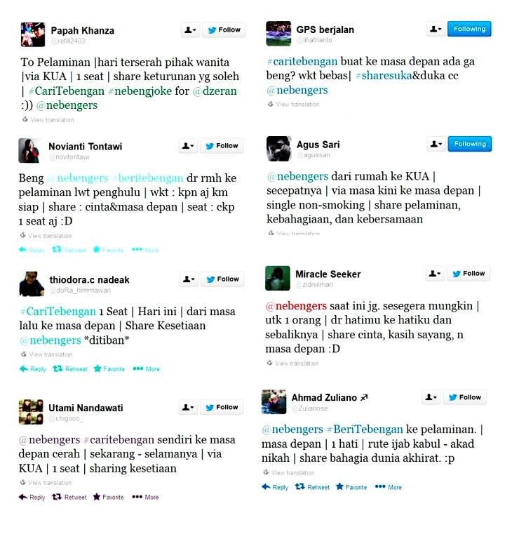 Boleh kok hhmm :) RT <a href="/iffagitha/">Fitriani Githa Iffa</a>: mau dong, eh RT <a href="/nebengers/">#BarengNebengers</a>: Rute favorite buat besok :)