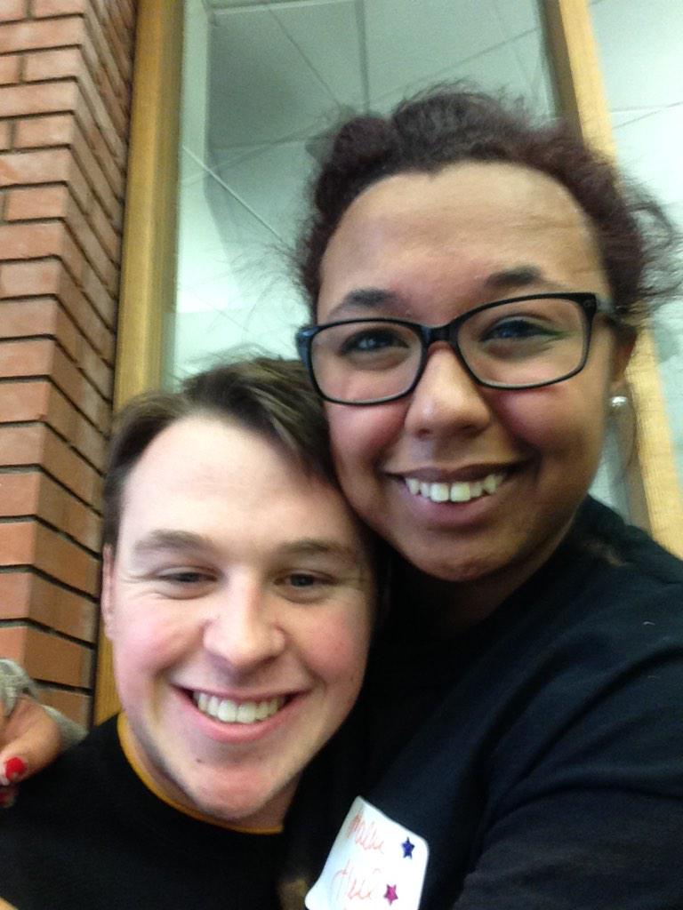 hallieberriie's tweet photo. Me and Mitchy 👫 #CirqueDuLead http://t.co/0I3JUZ3uYH