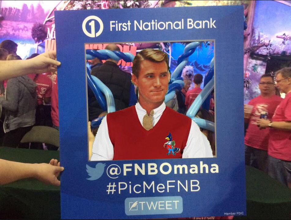CreighJAysker's tweet photo. .@FNBOmaha Ol Creigh is ready for a fun day. #PicMeFNB http://t.co/7RdoGF1gjT