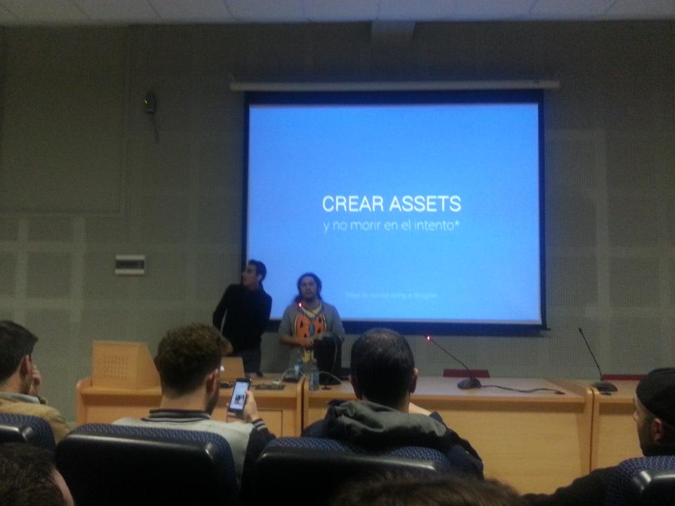 vQuirell's tweet photo. Comenzando la charla Crear assets y no morir en el intento de @icebeat en #MFdesign http://t.co/1lQ3zZGFJA