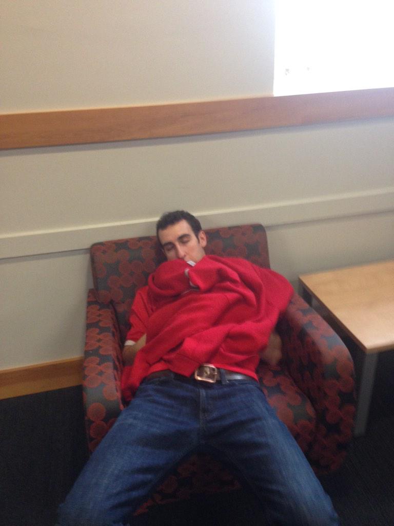 tdsportsfacts's tweet photo. @Jaredstime tour guide training is hard, we need nap time #LibCapTraining http://t.co/0azKqbQHKF