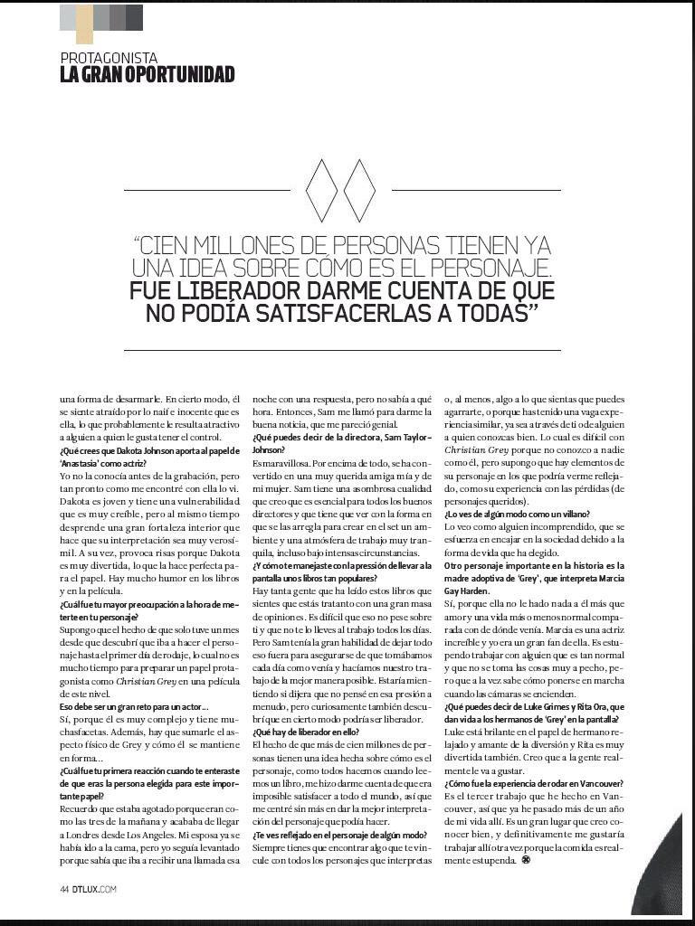 StefyGrey86's tweet photo. Ecco l intervista #DTLux @JamieDornan_org @50ShadesItaly @StefaniaPuglis3 @50ShadesWorldcm http://t.co/436Mbnzs47