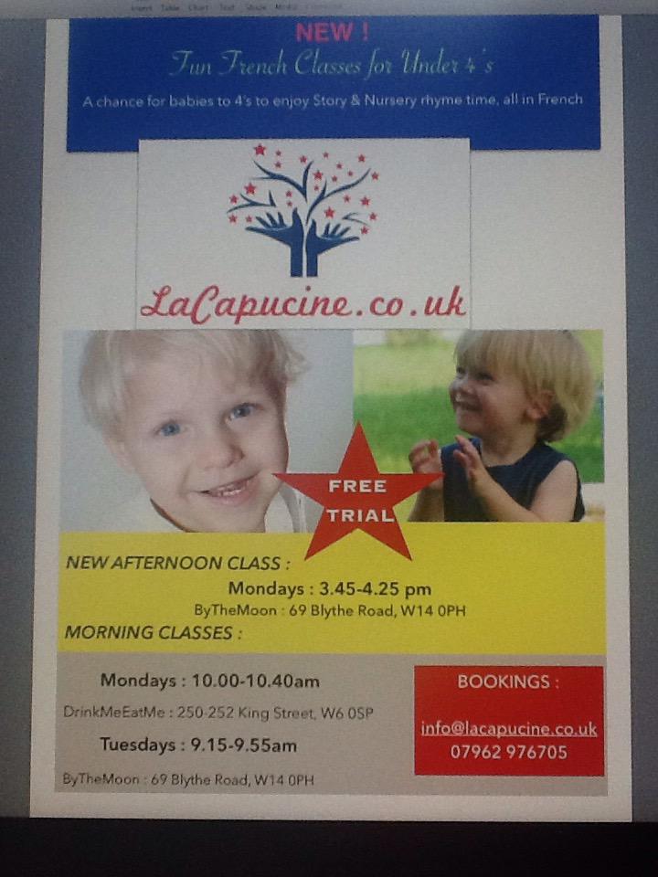 _LaCapucine's tweet photo. Advised books&amp;music for Under 4's for half-term 
https://t.co/Gwdq9EZlIB
#Toddlers #French#W6#W14 http://t.co/ZUrNvfdNzU