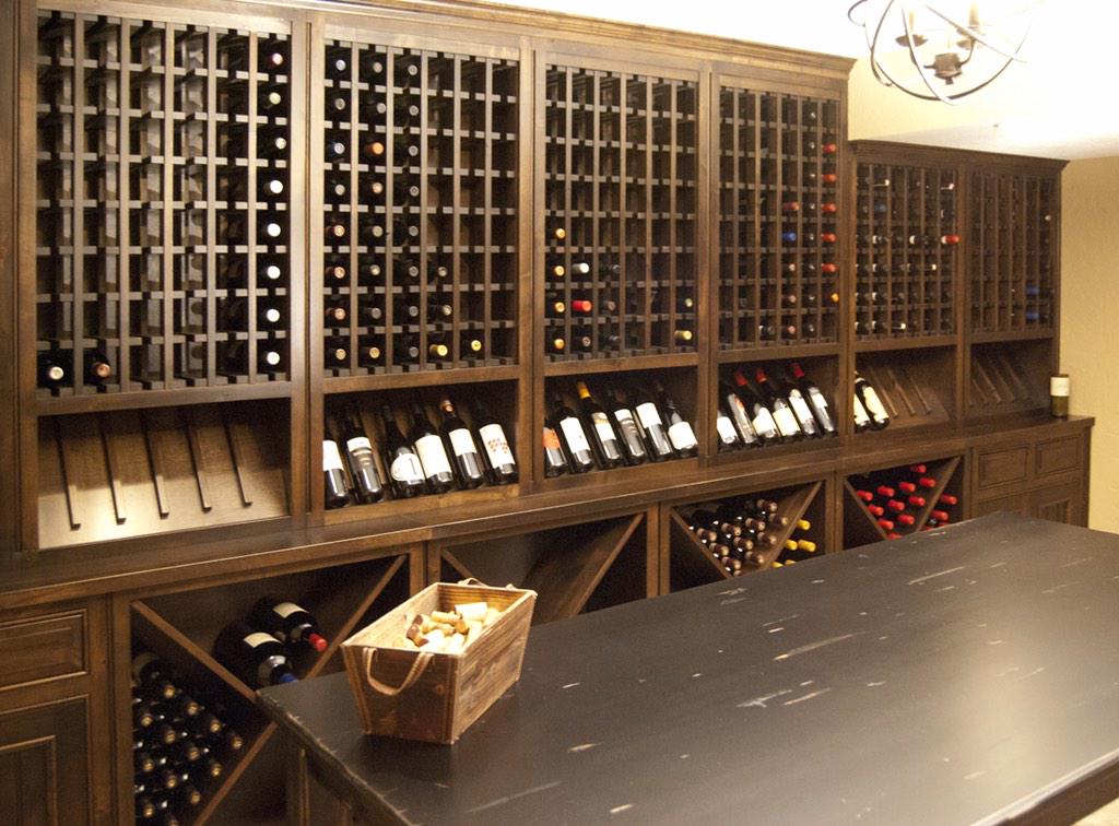 ParksCabinets's tweet photo. Custom wine cellar in Leawood, KS. http://t.co/pu2GvW5ao4