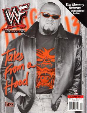WWF Magazine January 2001. Taz on the cover released 14 years ago this month. @OfficialTAZ @WWEmagazine #WWE