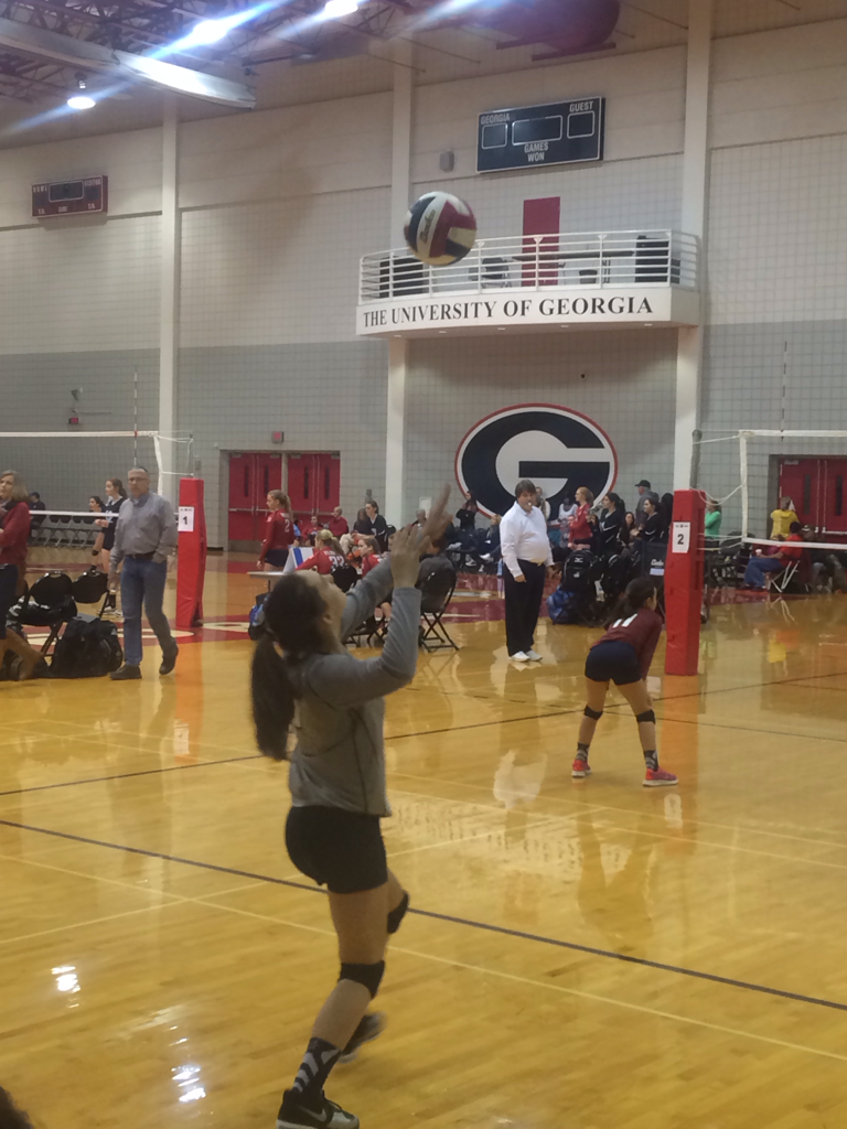 ehwarnock's tweet photo. Two of my favorites...Upward Volleyball and UGA!  #upwardstars #playinginparadise @CazMcCaslin http://t.co/CnVLKBf89s