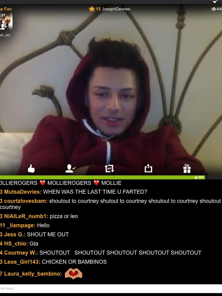 serendiarmy's tweet photo. He's live, go On YouNow #BAMKeepSmilingYouNow http://t.co/YNua58eRT1