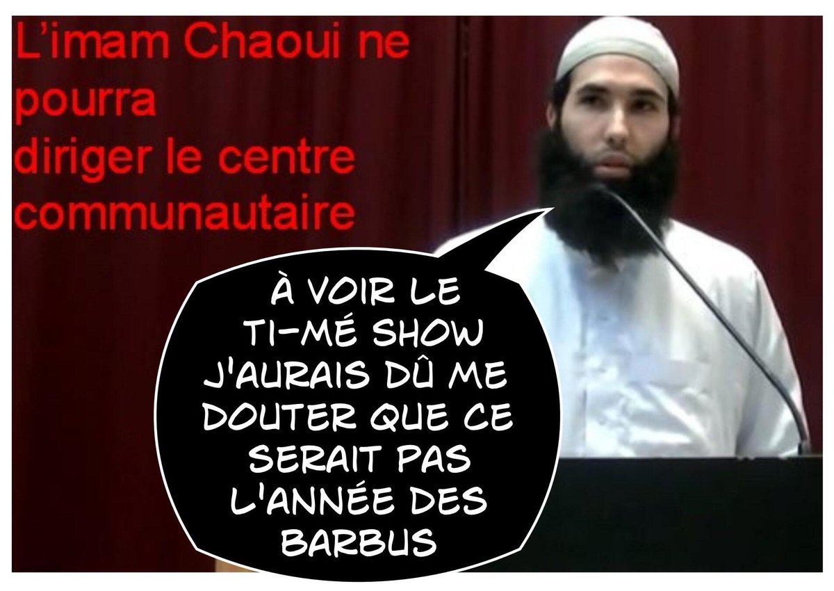 renemyrand's tweet photo. L'imam auraît dû la voir venir celle là #quebec #polqc #assnat #timeshow #icitime #tlmep http://t.co/521K6Ptbej