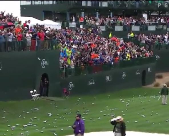 VIDEO: Francesco Molinari hits a hole-in-one, fans shower the course with beer ble.ac/1JXIJ0m