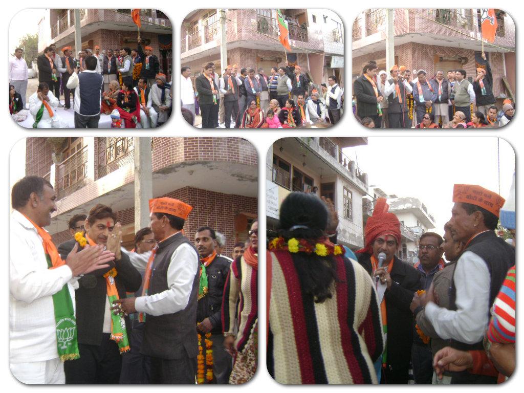 BJP4Dwarka's tweet photo. Padhyatra &amp; Jansampark of Sh @parduymnrajput in Nasirpur on 31st Jan'15

#BJP4Delhi #BJP4Dwarka #Rajput4Dwarka http://t.co/TnDQqTUM1N