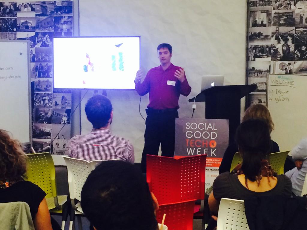 SGTWeek's tweet photo. .@rjacobus talks #data, social change and need to use data on programmatic level #SGTW #SGTech http://t.co/aB3UeFnNDG