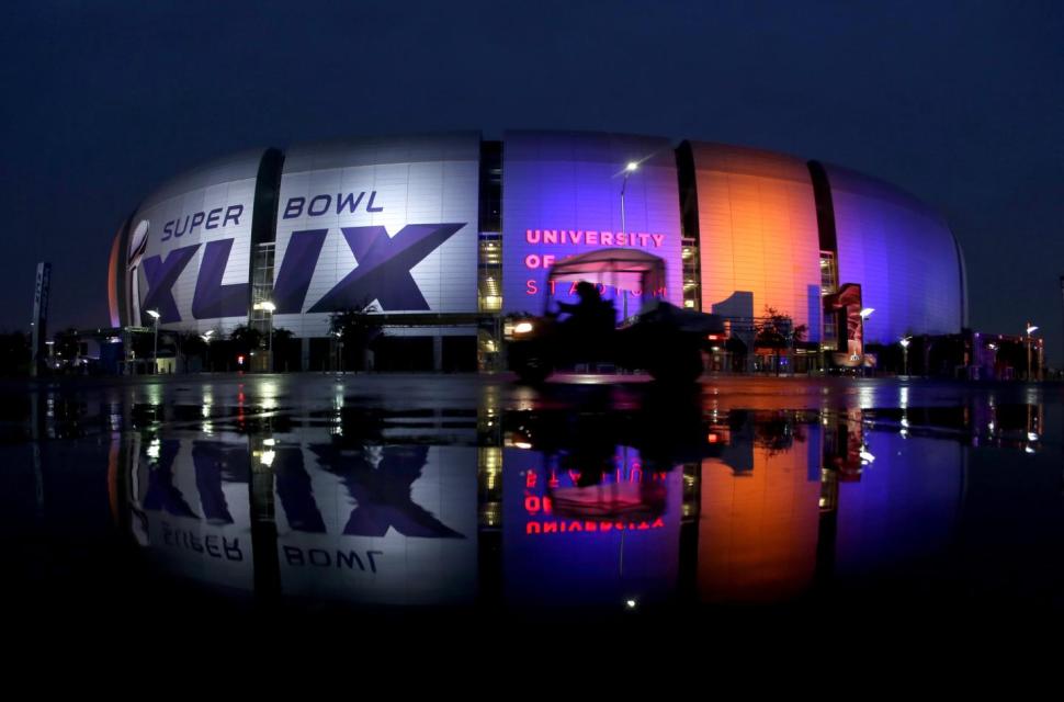 Glendale, Arizona. The site of Super Bowl 49. (@NYDNSports/Twitter)