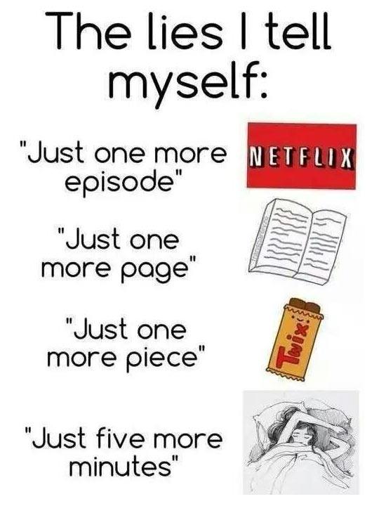 MensHumor's tweet photo. The lies I tell myself... http://t.co/2acBkGHbgZ