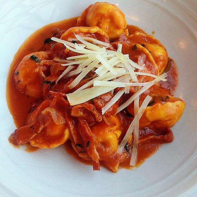 TRGtweet's tweet photo. Ricotta-filled Cappelletti Pasta with Pomodoro at Due Mari, 78 Albany Street, New Brunswick, NJ 08901, T: 732-296-160 http://t.co/UhXt0UBlR8