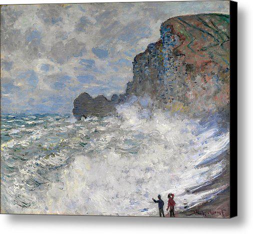 thompsonfineart's tweet photo. New artwork for sale! - "Claude Monet - Rough Weather at Etretat" - http://t.co/JSsojEYAPy @fineartamerica http://t.co/d5B9qVqD8p