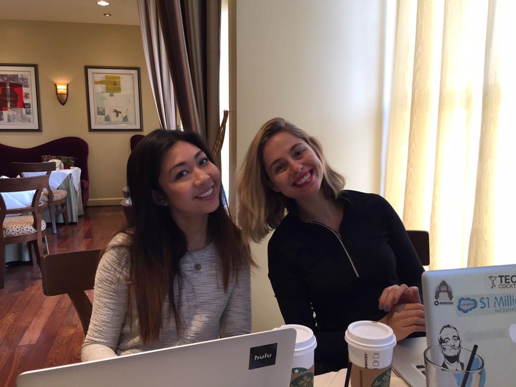 sarahaustin's tweet image. Working on #CodingFTW with @frompeera in LaLa Land #LA #girlscode