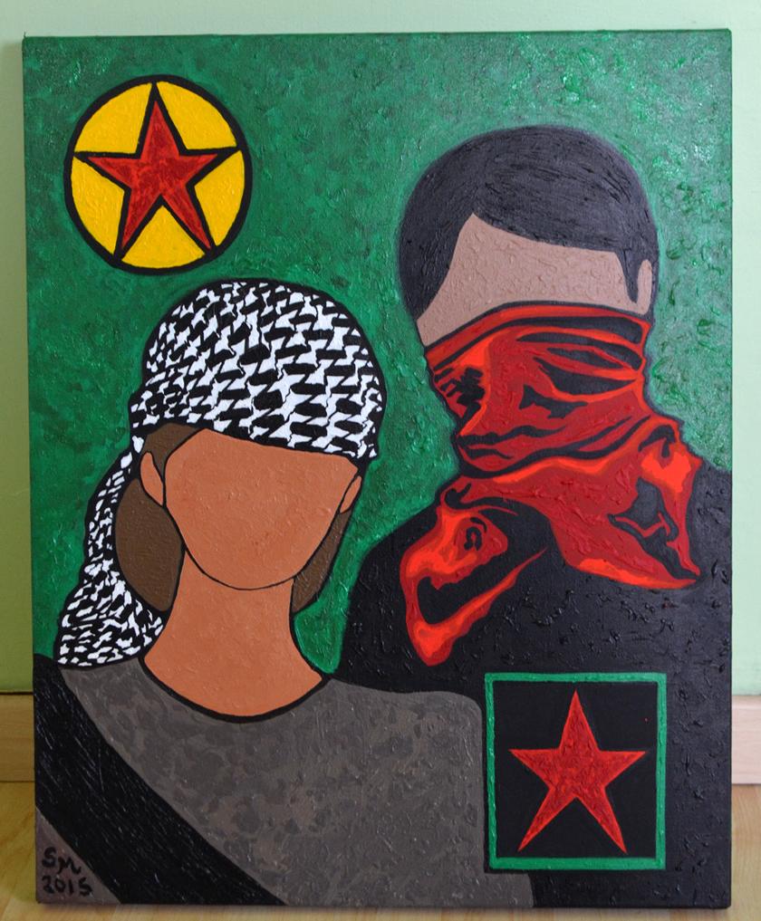 5Qendil's tweet photo. Kobanî bi #YPG bi ser dikefe 
her bijî berxwdana #YPG #YPJ http://t.co/KqbiXoIouX
