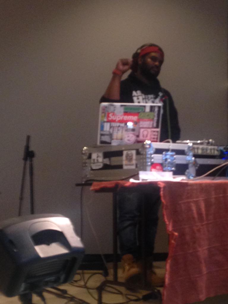 OBS_STL's tweet photo. DJ Needles on the turntables tonight. #obs35 http://t.co/wsGRIQrU1a