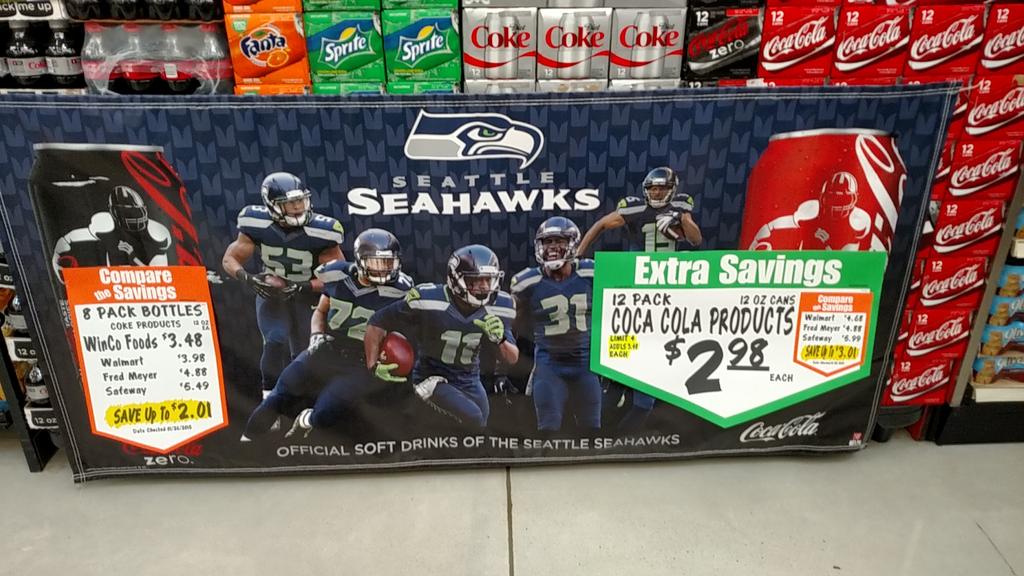 SallyMoore1234's tweet photo. @WinCoFoods Gearing up for #SuperBowlXLIX I saw 12 #12fans in shirts, neon green socks & hats
Don't forget chitlins 😲 http://t.co/LgBp4dCd5S
