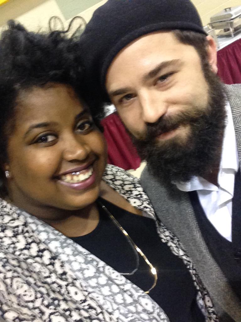 OwlsAsylum's tweet photo. RT @OBS_STL: @RE_invent_ED and @evanbakersmith at the celebration. #obs35 http://t.co/oWeY86QOw4