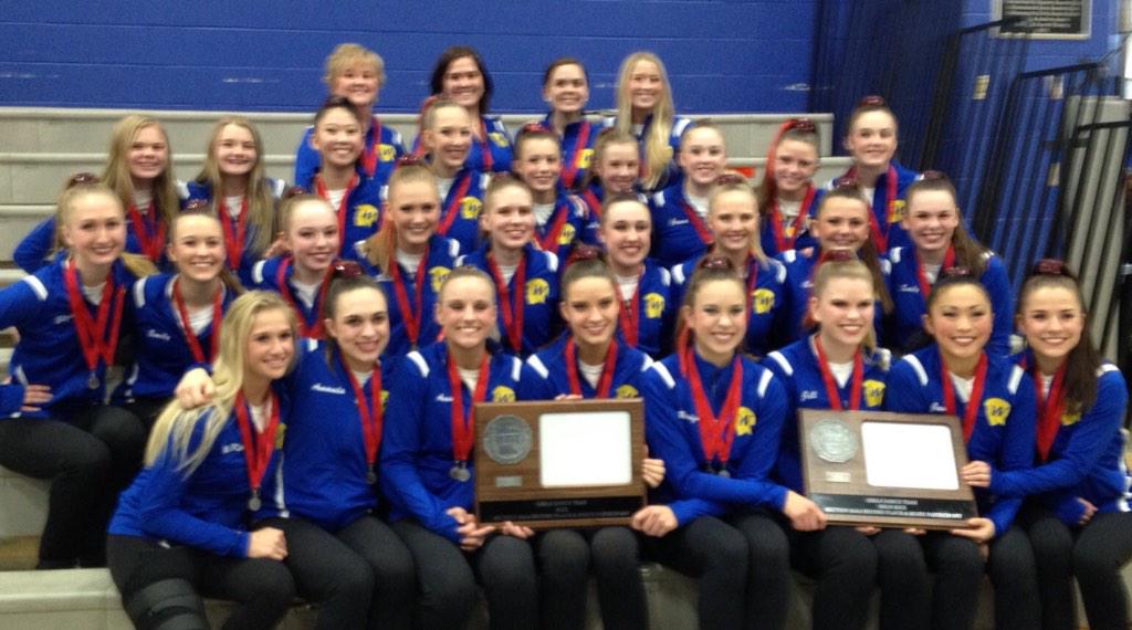 WayzataTrojans's tweet photo. Wayzata Dance Team takes 2nd place at Sections in both Jazz and Kick - heading to State! #targetctr http://t.co/d4pv1AhkwC