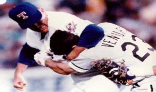Happy 68th Birthday to Nolan Ryan.  Some remember him for 7 no-hitters, I remember him best for this ... 