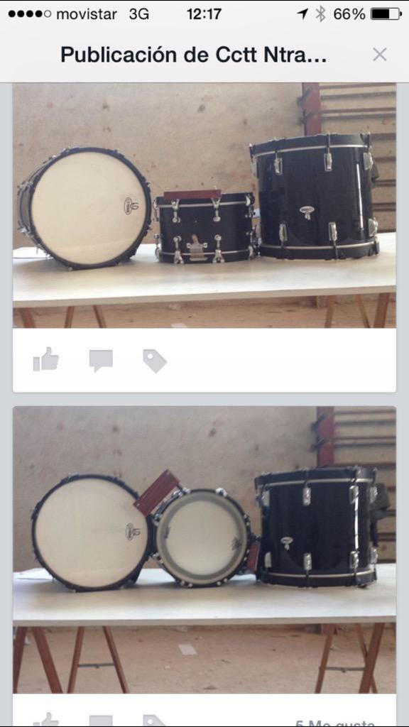 VirutaCofrade's tweet photo. Se venden 6 tambores y 2 bombos precio por privado http://t.co/XJpYRX3Kuy