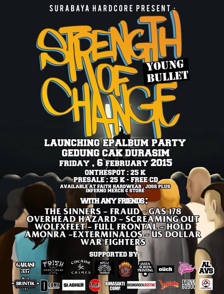selamat pagi dan selamat berakhir pekan :) jangan lupa JUMAT 6 FEBRUARI 2015 launching party @soc_sbhc #YOUNGBULLET