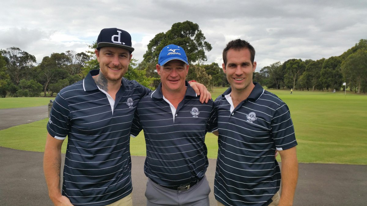Dan, Dale and myself after taking out the team event at the Keysborough G C. Pro am last week. #TheBlock