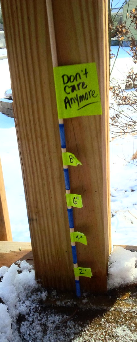 @TWCBreaking getting ready to measure the snowfall in Ohio...winter storm coming our way!