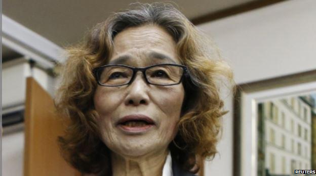 BBCNewsAsia's tweet photo. Mother of late Japanese journalist Kenji Goto "can't find words" over apparent IS killing http://t.co/763I0Ut7qI http://t.co/aOa6wNfwff