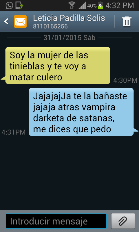 CastilloJaavier's tweet photo. Que rollo con tu mensaje jaja.. @LeticciaRomero http://t.co/G6EeNQ3n1T