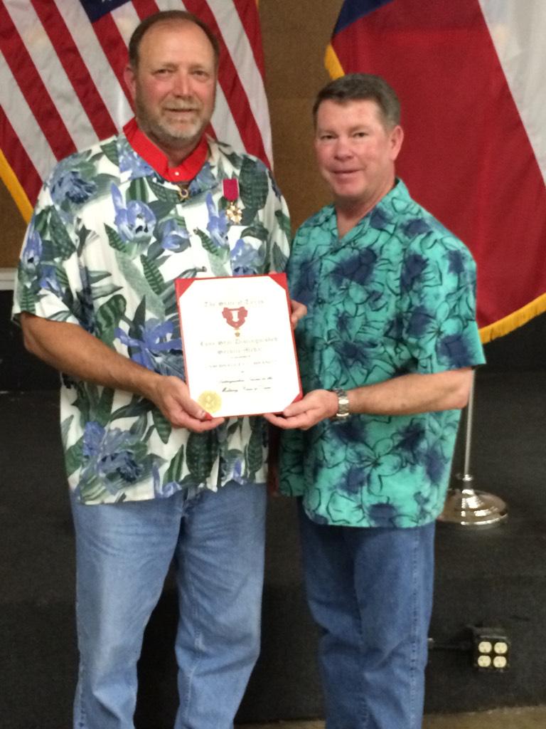 MGGregChaney's tweet image. Congratulations to CSM Bradley Brandt on retirement from the #TXMF after 40 years of service to our country