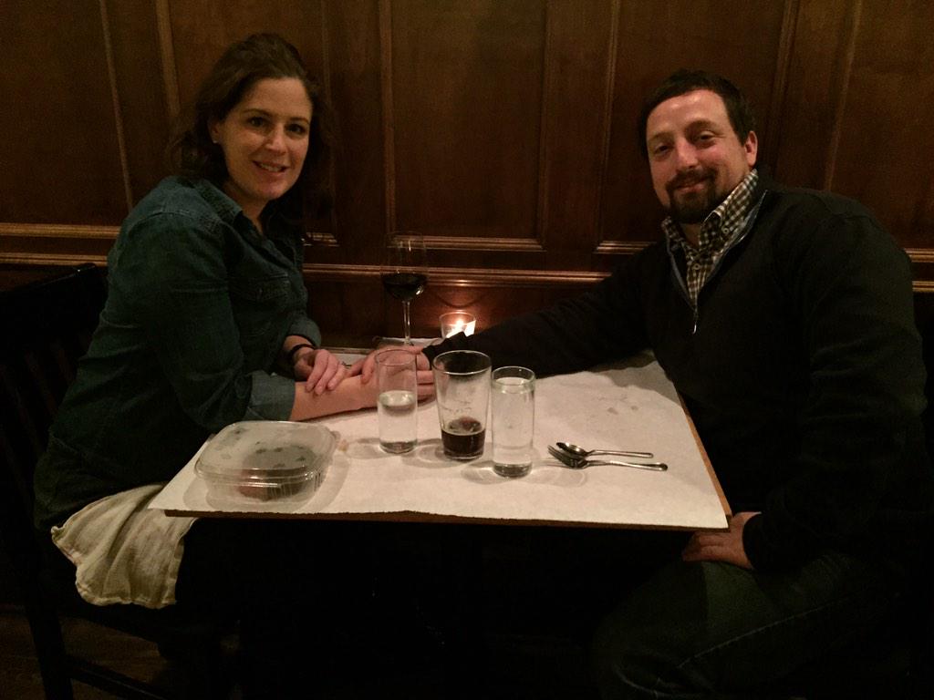 Thanks <a href="/CafeLevain/">Cafe Levain</a> for a great birthday dinner. The short ribs were phenomenal! Happy bday <a href="/OwatonnaAP/">Nicole Adams</a> ;)