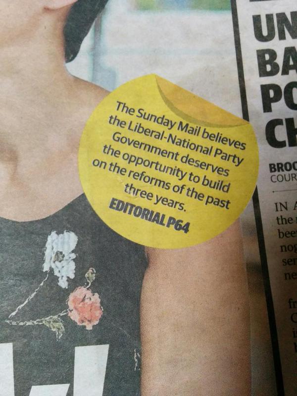 sbctrains's tweet image. QLDERS WANT ANSWERS FROM @COURIERMAIL RE &apos;PATHOLOGICAL&apos; PRO LNP  BIAS #qldvotes2015
#QLDVOTES #QLDPOL #auspol