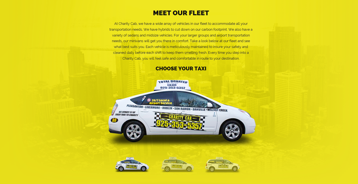 CharityCab's tweet photo. That's right! Choose your Taxi! Now what cab service has that option!? #Us #CharityCab #Trending #TriValley 🚕 http://t.co/Nx5CcHVo92