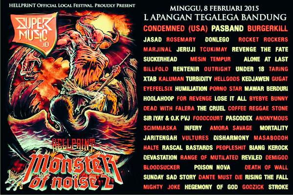 READY ticket <a href="/hellprint/">HELLPRINT FESTIVAL</a> #MOSTEROFNOISE2 at TEGALEGA BDG 50.000 (free waistband/stiker) visit jl halmahera no 2