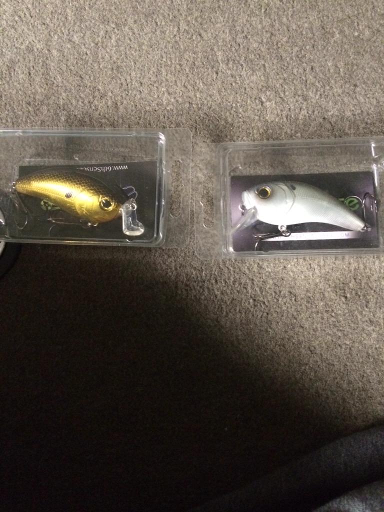 PlatinumPredict's tweet image. Got a badass present in the mail today from @6thSenseLureCo !  #PrototypeTesting!