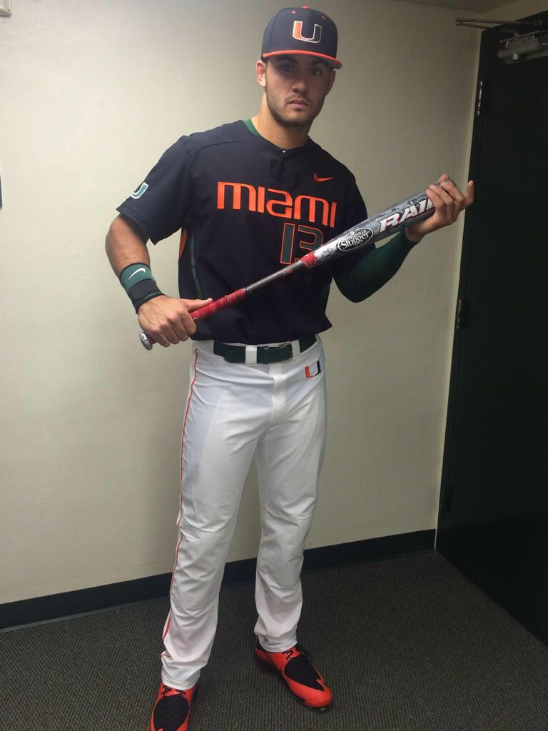 university of miami baseball uniforms