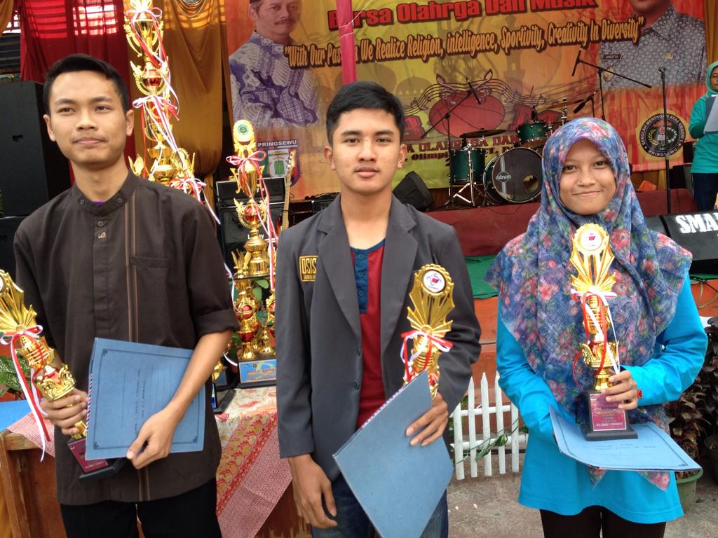 The winners of speech SMA. Congrats!